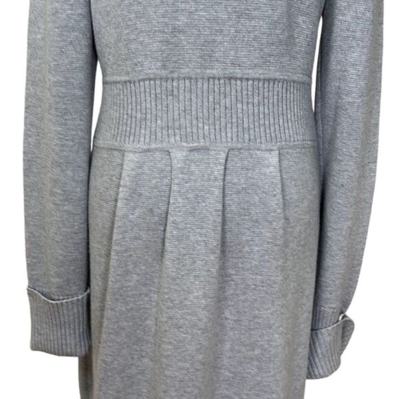 Rebecca Taylor - “Cash Feel Coat” Wool Trench, Jacket Dress - NWT, Size L, Gray - Picture 13 of 17